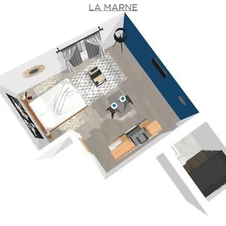公寓 La Marne *